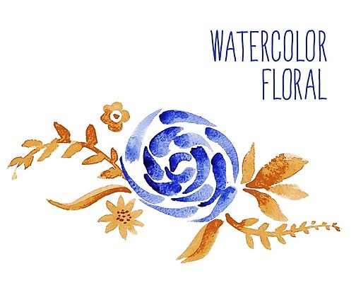 EPS 해외이미지 꽃잎 꽃 포스터 백그라운드 잎 꽃무늬 일러스트 수채화 사람없음 화환 낭만 원형 날짜 해외202004 해외202105 해외일러스트 도형 식물 컨셉 무늬 파일형식 벡터