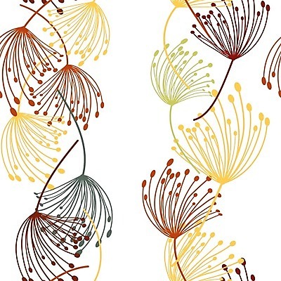 EPS 해외이미지 패턴 일러스트 수채화 사람없음 민들레 민들레홀씨 해외202004 해외202105 해외일러스트 꽃 무늬 파일형식 벡터