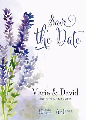 EPS 해외이미지 꽃 줄기 결혼 잎 일러스트 수채화 글자캘리그라피 사람없음 청첩장 해외202004 해외202105 해외일러스트 식물 캘리그라피 카드_감사 이벤트 파일형식 벡터