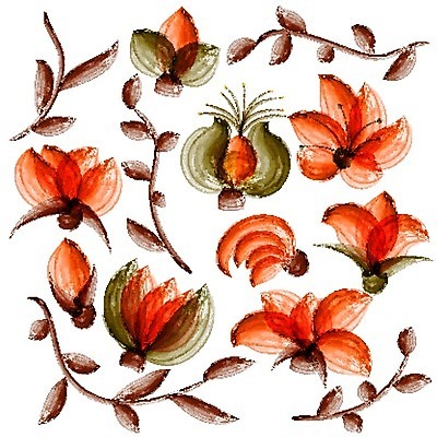 EPS 해외이미지 꽃 백그라운드 꽃무늬 패턴 꽃백그라운드 일러스트 사람없음 해외202004 해외202105 해외일러스트 식물 무늬 파일형식 벡터