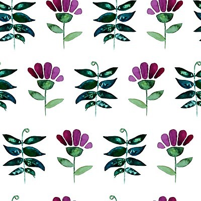 EPS 해외이미지 꽃 백그라운드 잎 꽃무늬 패턴 일러스트 수채화 사람없음 낭만 천 해외202004 해외202105 해외일러스트 식물 컨셉 무늬 직물 파일형식 벡터