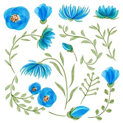 EPS 해외이미지 꽃 백그라운드 꽃무늬 패턴 꽃백그라운드 일러스트 사람없음 해외202004 해외202105 해외일러스트 식물 무늬 파일형식 벡터