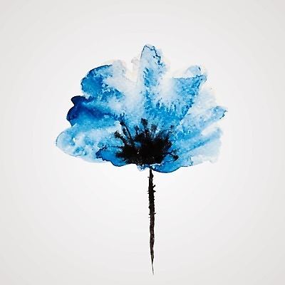 EPS 해외이미지 꽃잎 꽃 백그라운드 꽃무늬 일러스트 수채화 사람없음 빨간색 물 낭만 양귀비 해외202004 해외202105 해외일러스트 자연요소 식물 컬러 컨셉 무늬 파일형식 벡터