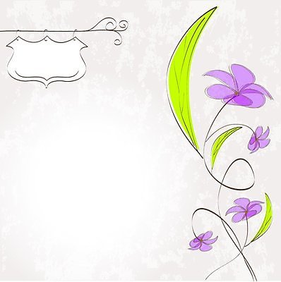 EPS 해외이미지 꽃 꽃무늬 패턴 일러스트 텍스트 수채화 프레임 사람없음 책 쪽지 낭만 메시지 낙서 미니멀리스트 국경 해외202004 해외202105 해외일러스트 식물 컨셉 무늬 파일형식 벡터