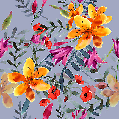 포토 JPG 해외이미지 꽃잎 꽃 백그라운드 잎 꽃무늬 패턴 일러스트 수채화 사람없음 장미 낭만 들꽃 백합 해외202004 해외202105 해외포토 식물 컨셉 무늬 파일형식