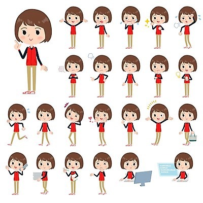 EPS 해외이미지 전신 여자 감정 허리손 가방 일러스트 서기 들기 여러명 상반신 성인 스마트폰 컴퓨터 달리기 펜 팔짱 놀람 짜증 하트 가리킴 울음 고민 문서 통화 쑥스러운 힘듦 성인여자만 해외202004 해외202105 해외일러스트 모양 잡화 포즈 다수 컨셉 모션 표정 사람 손짓 전자제품 핸드폰 스마트기기 필기구 여자만 성인만 파일형식 벡터