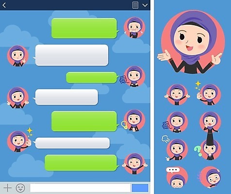 EPS 해외이미지 여자 감정 말풍선 일러스트 아이디어 대화 여러명 상반신 성인 파란색 놀람 분노 물음표 가리킴 울음 OK 고민 문자메시지 중동인 성인여자만 해외202004 해외202105 해외일러스트 외국인 기호 컬러 다수 컨셉 표정 말하기 사람 손짓 메시지 여자만 성인만 파일형식 벡터