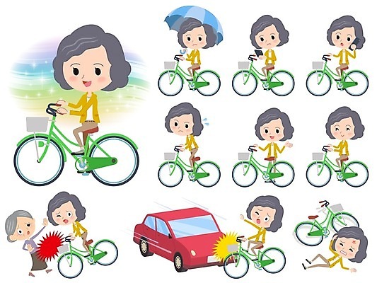 EPS 해외이미지 전신 여자 노년 할머니 일러스트 우산 자동차 서기 들기 앉기 여러명 스마트폰 자전거 충돌 교통사고 통화 안전사고 넘어짐 노인여자만 해외202004 해외202105 해외일러스트 육상교통 다수 모션 안전 사람 성인 핸드폰 스마트기기 바이크 사건 여자만 노인만 파일형식 벡터