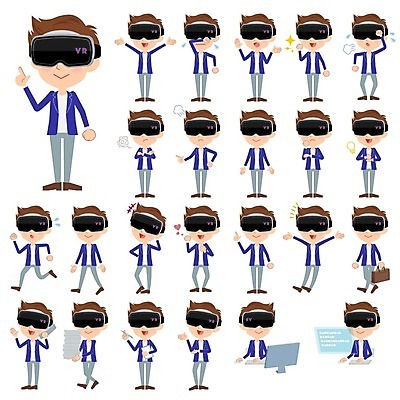 EPS 해외이미지 전신 남자 생각 일러스트 아이디어 사랑 윙크 서기 들기 여러명 상반신 성인 컴퓨터 달리기 팔짱 놀람 만세 분노 하트 한숨 울음 고민 손인사 통화 안도 가상현실 성인남자만 VR기기 해외202004 해외202105 해외일러스트 모양 감정 다수 컨셉 모션 표정 사람 전자제품 기계 인사 남자만 성인만 파일형식 벡터