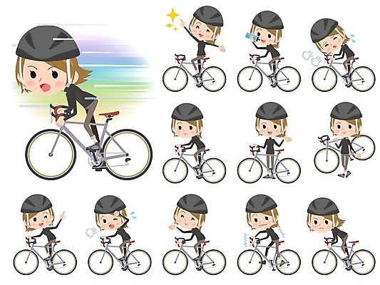 EPS 해외이미지 전신 여자 일러스트 팔벌리기 서기 들기 여러명 성인 자전거 승차 헬멧 속도 물마시기 힘듦 성인여자만 해외202004 땀흘리기 해외202105 해외일러스트 다수 컨셉 모션 사람 바이크 마시기 보호장비 여자만 성인만 파일형식 벡터
