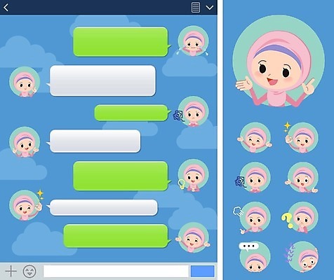 EPS 해외이미지 여자 감정 말풍선 일러스트 아이디어 대화 여러명 상반신 파란색 놀람 분노 물음표 가리킴 울음 OK 고민 문자메시지 중동인 소녀만 해외202004 해외202105 해외일러스트 외국인 기호 컬러 다수 컨셉 표정 말하기 사람 손짓 메시지 여자만 어린이만 파일형식 벡터