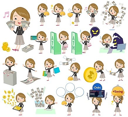 EPS 해외이미지 전신 여자 지폐 생각 일러스트 서기 들기 앉기 여러명 상반신 성인 쇼핑백 모니터 동전 만세 신용카드 한숨 돈다발 OK 무릎꿇기 악마 즐거움 금화 통화 무거움 동전지갑 빚 ATM 동전탑 보이스피싱 성인여자만 해외202004 해외202105 해외일러스트 감정 다수 돈 가방 모션 사람 손짓 금융 경제 컴퓨터 쌓기 지갑 황금 무게 피싱 여자만 성인만 파일형식 벡터