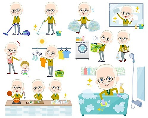 JPG 해외이미지 전신 할아버지 노년 남자 어린이 가사 일러스트 욕조 요리 들기 소년 여러명 상반신 장보기 달리기 깨끗함 청결 거품 거울 육아 아기 빨래 설거지 청소 재료손질 양동이 조리대 샤워기 요리중 청소기 닦기 스펀지 손뻗기 쓰레기봉투 대걸레 드럼세탁기 빨래널기 빨래바구니 빨랫감 창문닦기 해외202004 해외202105 해외일러스트 다수 컨셉 모션 봉투 사람 성인 전자제품 바구니 위생 청소도구 손질 세탁기 파일형식