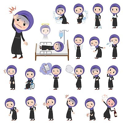 EPS 해외이미지 전신 여자 생각 일러스트 술병 흡연 담배 마스크 들기 앉기 여러명 상반신 성인 눕기 약 죽음 만취 먹기 휠체어 두통 변기 허리디스크 목발 깁스 배탈 골절 구토 기침 무릎통증 병원침대 술취함 어깨통증 오한 재채기 중동인 치통 히잡 성인여자만 해외202004 해외202105 해외일러스트 외국인 다수 의학 의료기기 모션 병_용기 주류 사람 고통 침대 디스크_질병 의료용품 질병 이슬람문화 증상 여자만 성인만 파일형식 벡터