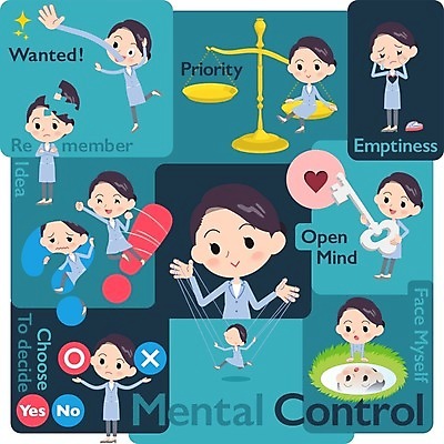 EPS 해외이미지 여자 감정 일러스트 열쇠 의사 금지 슬픔 마음 선택 약사 해외202004 해외202105 해외일러스트 컨셉 사람 의료진 파일형식 벡터