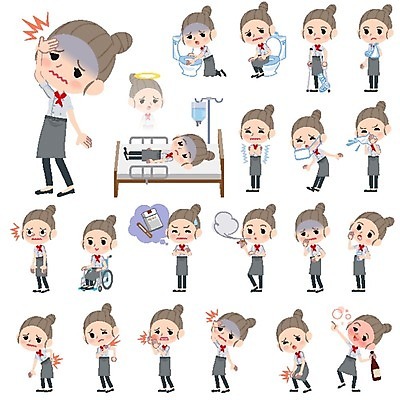 EPS 해외이미지 전신 여자 생각 일러스트 술병 흡연 담배 마스크 들기 앉기 여러명 상반신 성인 눕기 약 요리사 죽음 만취 먹기 휠체어 두통 변기 허리디스크 목발 깁스 배탈 골절 구토 기침 무릎통증 병원침대 술취함 어깨통증 오한 재채기 치통 성인여자만 해외202004 해외202105 해외일러스트 직업 다수 의학 의료기기 모션 병_용기 주류 사람 고통 침대 디스크_질병 의료용품 질병 증상 여자만 성인만 파일형식 벡터