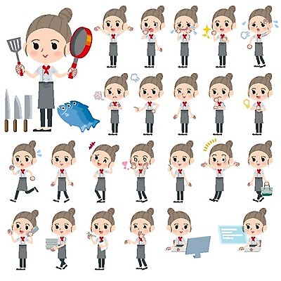 EPS 해외이미지 전신 여자 생각 일러스트 아이디어 사랑 어류 윙크 서기 들기 여러명 상반신 성인 컴퓨터 달리기 팔짱 요리사 놀람 만세 분노 하트 프라이팬 한숨 울음 고민 손인사 뒤집개 통화 식칼 안도 성인여자만 해외202004 해외202105 해외일러스트 모양 직업 감정 다수 컨셉 모션 주방용품 표정 사람 전자제품 수중동물 인사 여자만 성인만 파일형식 벡터