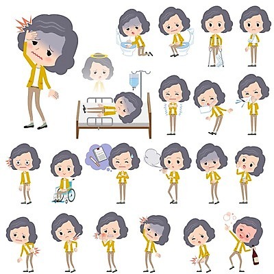 EPS 해외이미지 전신 여자 중년 일러스트 엄마 술병 흡연 담배 마스크 앉기 여러명 눕기 약 건강관리 고통 죽음 만취 먹기 휠체어 주부 두통 변기 목발 깁스 구토 무릎통증 병원침대 어깨통증 오한 재채기 치통 허리통증 중년여자만 코풀기 해외202004 해외202105 해외일러스트 감정 다수 의학 가족 의료기기 모션 병_용기 주류 건강 관리 사람 성인 침대 의료용품 질병 술취함 증상 여자만 중년만 파일형식 벡터