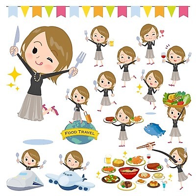 EPS 해외이미지 전신 여자 지구 여행 포크 채소 일러스트 젓가락 비행기 맥주 어류 들기 여러명 상반신 성인 캐리어 점프 기차 최고 나이프 먹기 성인여자만 맛있는 해외202004 해외202105 해외일러스트 식기 육상교통 다수 항공교통 모션 대중교통 주류 수저 사람 여행가방 수중동물 칼 여자만 성인만 파일형식 벡터
