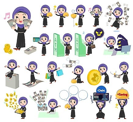 EPS 해외이미지 전신 여자 실루엣 지폐 일러스트 불 들기 여러명 상반신 성인 쇼핑 쇼핑백 모니터 동전 저축 신용카드 돈다발 무릎꿇기 즐거움 금화 무거움 동전지갑 ATM 보이스피싱 중동인 히잡 성인여자만 구불길 해외202004 해외202105 해외일러스트 자연요소 외국인 감정 길 다수 돈 가방 모션 촬영기법 사람 금융 컴퓨터 지갑 황금 무게 군산 이슬람문화 피싱 여자만 성인만 파일형식 벡터