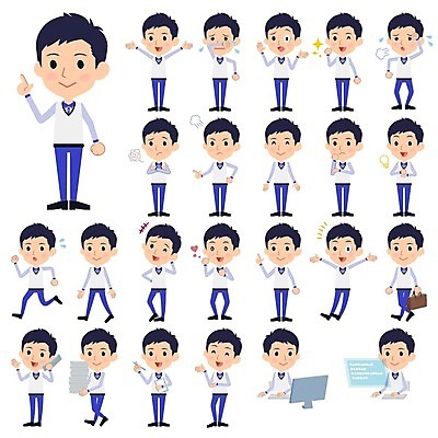 EPS 해외이미지 전신 남자 생각 일러스트 아이디어 피곤 서기 웃음 들기 여러명 상반신 성인 달리기 모니터 놀람 만세 자신감 울음 종업원 직원 고민 통화 판매원 힘듦 좋음 성인남자만 해외202004 해외202105 해외일러스트 직업 감정 다수 컨셉 모션 표정 사람 컴퓨터 남자만 성인만 파일형식 벡터