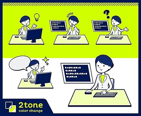 EPS 해외이미지 캐릭터 여자 일러스트 아이디어 여러명 성인 책 연두색 세트 점프 의사 발표 긍정 통과 약사 주목 성인여자만 해외202004 해외202105 해외일러스트 일러캐릭터 다수 컨셉 모션 사람 초록색 의료진 여자만 성인만 파일형식 벡터