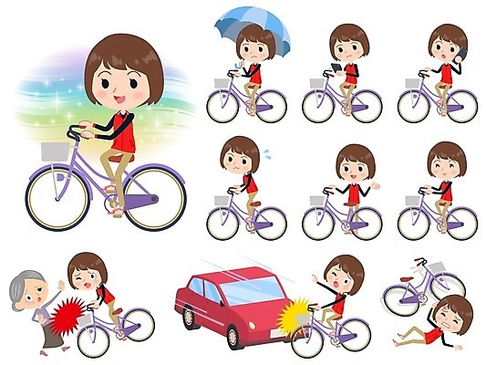 EPS 해외이미지 전신 여자 노년 할머니 일러스트 우산 자동차 서기 들기 앉기 여러명 성인 스마트폰 자전거 교통사고 통화 안전사고 넘어짐 여자만 해외202004 해외202105 해외일러스트 육상교통 다수 모션 안전 사람 핸드폰 스마트기기 바이크 사건 파일형식 벡터