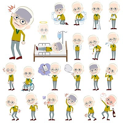 EPS 해외이미지 전신 할아버지 노년 남자 일러스트 주류 담배 건강 마스크 여러명 눕기 놀람 추위 마시기 침대 죽음 음주 휠체어 냄새 두통 금연 변기 깁스 구토 근육통 설사 요통 재채기 치통 노인남자만 코풀기 해외202004 해외202105 해외일러스트 감정 음료 캠페인 가구 다수 모션 표정 사람 성인 고통 의료용품 질병 사회이슈 변 증상 허리통증 남자만 노인만 파일형식 벡터