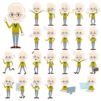 EPS 해외이미지 전신 할아버지 노년 남자 감정 가방 일러스트 아이디어 서기 들기 여러명 상반신 컴퓨터 달리기 펜 놀람 슬픔 하트 가리킴 고민 문서 힘듦 노인남자만 해외202004 해외202105 해외일러스트 모양 잡화 다수 컨셉 모션 표정 사람 손짓 성인 전자제품 필기구 남자만 노인만 파일형식 벡터