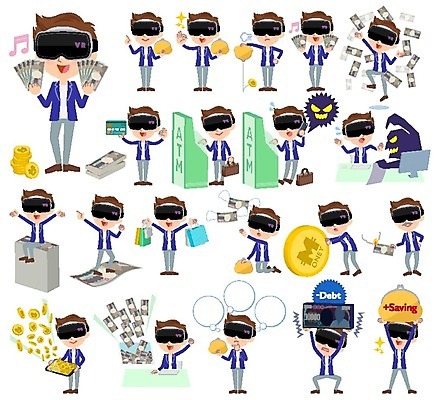 EPS 해외이미지 전신 남자 지폐 일러스트 들기 여러명 상반신 성인 스마트폰 모니터 동전 피해 저축 신용카드 지갑 위협 통화 빚 ATM 보이스피싱 인터넷뱅킹 가상현실 성인남자만 해외202004 해외202105 해외일러스트 다수 돈 모션 사람 금융 경제 핸드폰 스마트기기 컴퓨터 피싱 남자만 성인만 파일형식 벡터