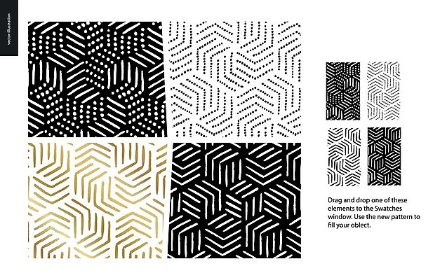 EPS 해외이미지 점선 백그라운드 패턴 일러스트 추상 사람없음 검은색 금색 점 라인아트 손그림 해외202004 해외202105 해외일러스트 선 컬러 무늬 파일형식 벡터