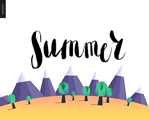 EPS 해외이미지 나무 영어 일러스트 산 타이포그라피 글자캘리그라피 사람없음 레터링 해외202004 해외202105 해외일러스트 식물 문자 캘리그라피 파일형식 벡터