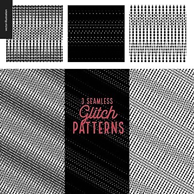 EPS 해외이미지 백그라운드 패턴 일러스트 흑백 사람없음 컴퓨터 모니터 텔레비전 기하학 깨짐 왜곡 광학 해외202004 해외202105 해외일러스트 컨셉 무늬 촬영기법 전자제품 파일형식 벡터