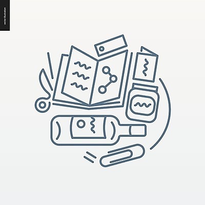 EPS 해외이미지 모양 배너 일러스트 비즈니스 프레임 사람없음 책 라벨 자료 항아리 편지 심볼 오브젝트 레이아웃 클립 해외202004 해외202105 해외일러스트 도자기 파일형식 벡터