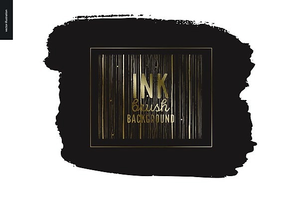 EPS 해외이미지 백그라운드 일러스트 붓터치 사람없음 검은색 질감 그런지 레터링 해외202004 해외202105 해외일러스트 컬러 파일형식 벡터