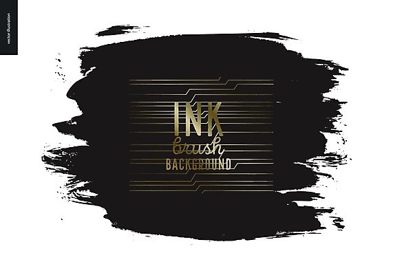 EPS 해외이미지 백그라운드 일러스트 붓터치 잉크 사람없음 검은색 질감 그런지 레터링 해외202004 해외202105 해외일러스트 컬러 파일형식 벡터