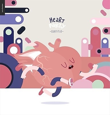 EPS 해외이미지 캐릭터 일러스트 불 사람없음 달리기 파티 심장 맥박 의학캐릭터 해외202004 해외202105 해외일러스트 일러캐릭터 자연요소 의학 모션 이벤트 장기_의학 파일형식 벡터