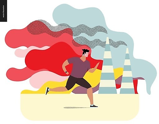 EPS 해외이미지 식물 남자 스포츠 운동화 일러스트 그림자 사람 성인 조깅 에너지 환경오염 오염 분위기 위험 가스 나쁜 해고 배기가스 스모그 해로움 해외202004 해외202105 해외일러스트 신발 컨셉 비즈니스 운동 파일형식 벡터