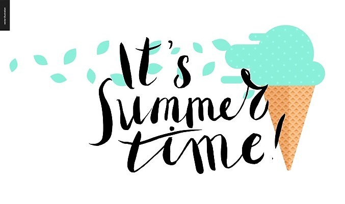 EPS 해외이미지 영어 일러스트 타이포그라피 글자캘리그라피 사람없음 콘아이스크림 해외202004 해외202105 해외일러스트 문자 캘리그라피 아이스크림 파일형식 벡터