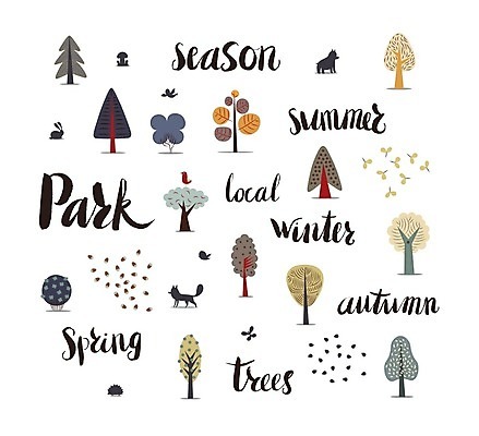 EPS 해외이미지 나무 영어 여러마리 일러스트 조류 타이포그라피 글자캘리그라피 사람없음 버섯 토끼 여우 고슴도치 레터링 해외202004 해외202105 해외일러스트 식물 동물 문자 다수 캘리그라피 포유류 반려동물 파일형식 벡터