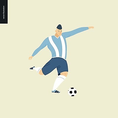 EPS 해외이미지 전신 남자 일러스트 축구공 축구선수 한명 성인 축구 슛 축구복 베이지색 성인남자한명만 해외202004 해외202105 해외일러스트 1 컬러 공 축구용품 운동선수 사람 운동복 구기 남자한명만 성인남자만 파일형식 벡터