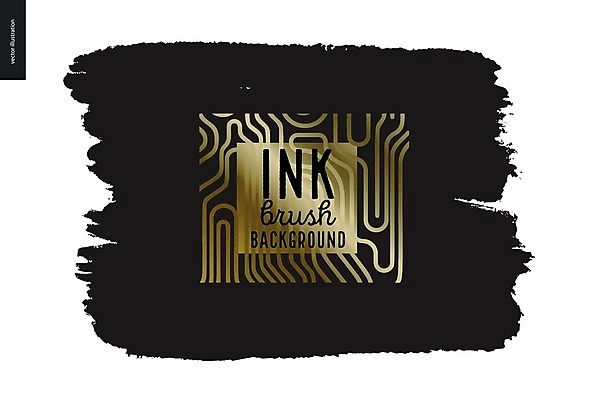 EPS 해외이미지 백그라운드 일러스트 붓터치 사람없음 검은색 질감 그런지 레터링 국경 해외202004 해외202105 해외일러스트 컬러 파일형식 벡터