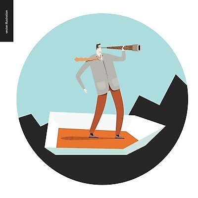 EPS 해외이미지 직업 응시 남자 파도 바다 여행 일러스트 비즈니스 성공 그래프 바람 사람 정장 금융 망원경 관찰 비즈니스맨 위험 대표 검색 경영자 리더 비전 발견 진행 해외202004 해외202105 해외일러스트 자연요소 시선 옷 컨셉 모션 날씨 경제 직장인 파일형식 벡터