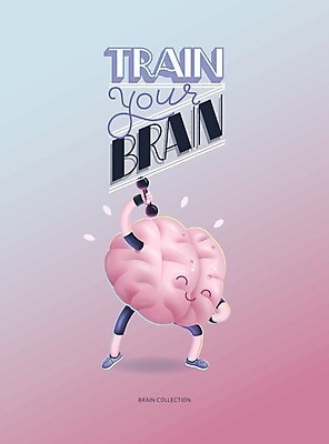 EPS 해외이미지 분홍색 하늘색 일러스트 들기 타이포그라피 글자캘리그라피 사람없음 아령 뇌 땀 그라데이션 의학캐릭터 해외202004 땀흘리기 해외202105 국내일러스트 해외일러스트 일러캐릭터 문자 캐릭터 컬러 컨셉 캘리그라피 모션 파란색 파일형식 벡터