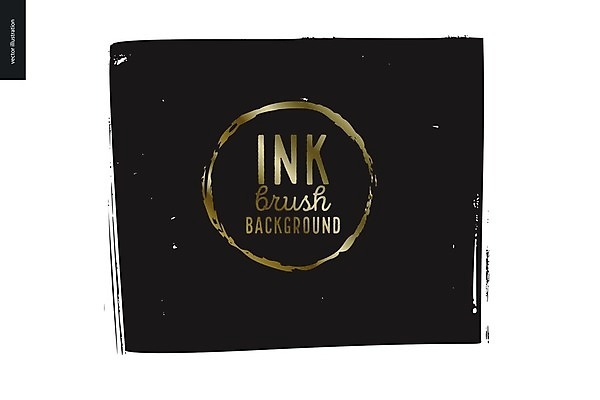 EPS 해외이미지 백그라운드 일러스트 붓터치 사람없음 검은색 질감 그런지 레터링 국경 해외202004 해외202105 해외일러스트 컬러 파일형식 벡터