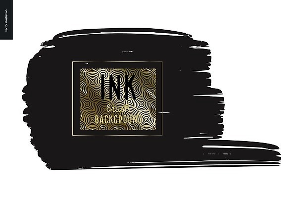 EPS 해외이미지 백그라운드 일러스트 붓터치 사람없음 검은색 질감 그런지 레터링 국경 해외202004 해외202105 해외일러스트 컬러 파일형식 벡터