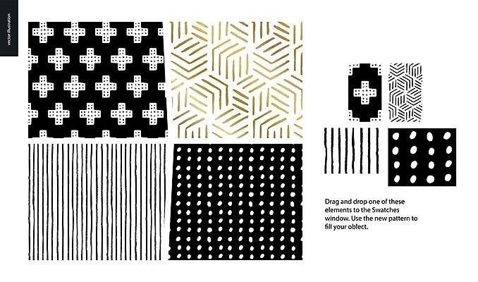 EPS 해외이미지 선 백그라운드 패턴 일러스트 추상 사람없음 검은색 물방울무늬 줄무늬 금색 점 손그림 십자모양 해외202004 해외202105 해외일러스트 모양 컬러 무늬 십자 파일형식 벡터