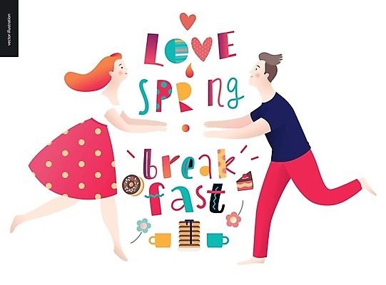 EPS 해외이미지 전신 커플 영어 여자 남자 일러스트 사랑 성인 타이포그라피 글자캘리그라피 두명 달리기 마주보기 봄 아침식사 손뻗기 하트꽃 레터링 성인만 해외202004 해외202105 해외일러스트 문자 계절 꽃 감정 캘리그라피 관계 모션 사람 식사 파일형식 벡터