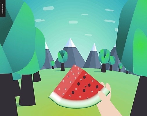 EPS 해외이미지 나무 손 계절 공원 음식 여행 백그라운드 잎 채소 과일 일러스트 휴식 산 수박 사람 잔디 소풍 식사 시골 아침식사 숲 멜론 장면 삼림지대 해외202004 해외202105 해외일러스트 식물 공공시설 컨셉 신체부위 야외활동 파일형식 벡터