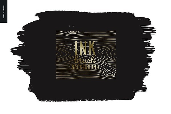 EPS 해외이미지 백그라운드 일러스트 붓터치 사람없음 검은색 질감 그런지 레터링 국경 해외202004 해외202105 해외일러스트 컬러 파일형식 벡터